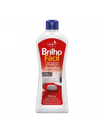 CERA BRILHO FACIL 750ML (VERMELHA)