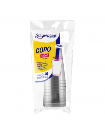 Copo Acrílico 300mL - STRAWPLAST