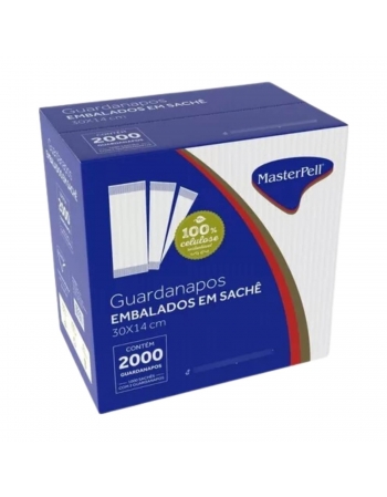 GUARDANAPO SACHET PAPEL EMBALADO 14X30 C/1000 X2 - MASTERPEL