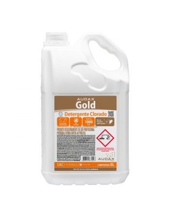 GOLD DETERGENTE CLORADO 5LTS - AUDAX