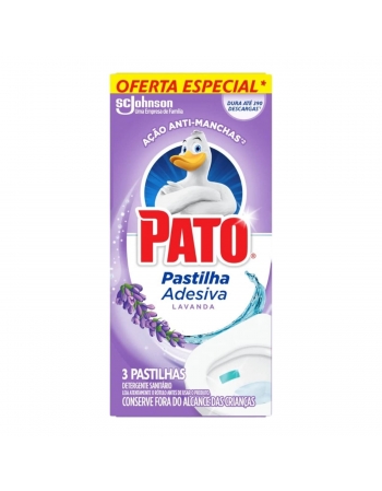 Pastilha Adesiva Desinfetante Lavanda - PATO