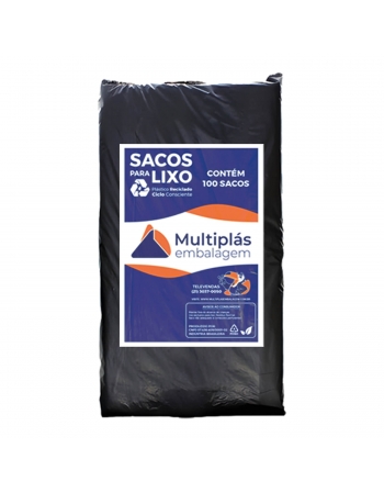 SACO DE LIXO 40LTS C/100