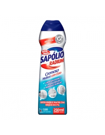 Sapólio Radium Cremoso Cloro 250mL