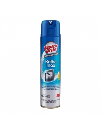 Brilha Inox Scotch-Brite 400mL - 3M