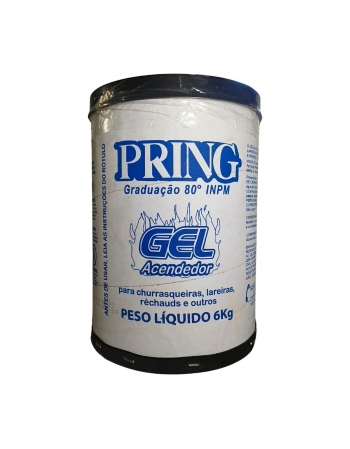 ALCOOL GEL C/6KG - PRING