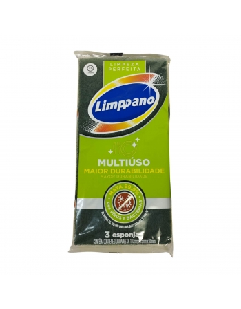 ESPONJA MULTIUSO LIMPPANO C/3