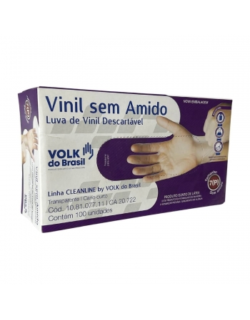 LUVA SILICONE (VINIL) SEM TALCO - PEQUENA (VOLK) - CA 20722