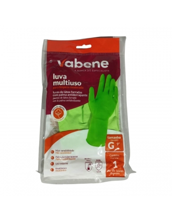 LUVA MULTIUSO VERDE G - VABENE