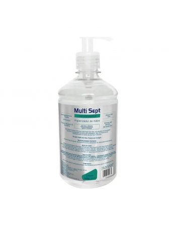 Álcool em Gel 70 Multi Sept com Pump 500mL - TRILHA