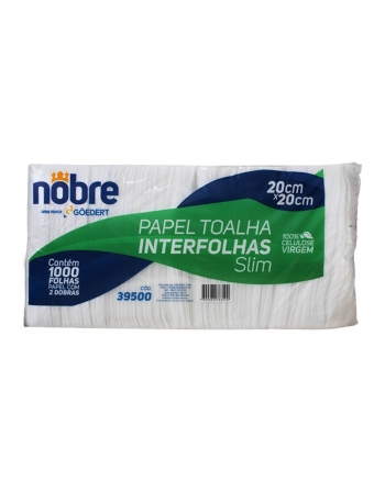 INTERFOLHA 20X20CM C/1000 - NOBRE SLIM (39500)