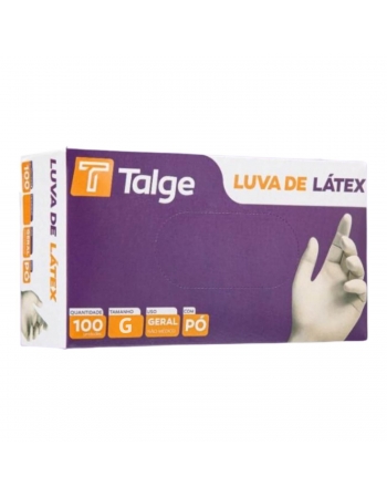 LUVA (LATEX) GRANDE - COM TALCO (TALGE)