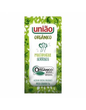 Sachet Açúcar Cristal Orgânico União 5g