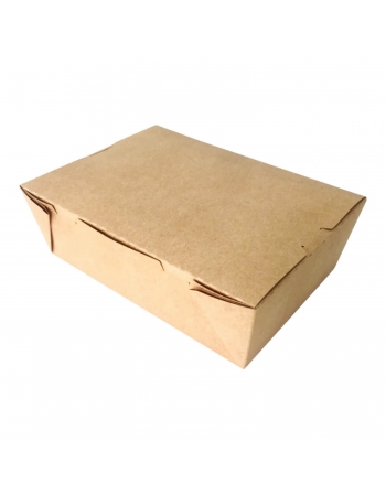 Embalagem Kraft Quadrada 2250mL - ECOFOODPACK