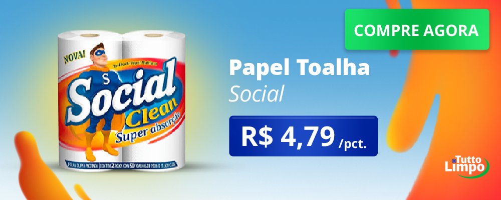 Papel Toalha Social - R$4,79